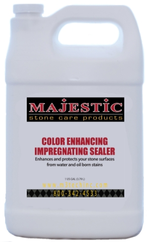 Color Enhancing Impregnating Sealer enhance, enhancing, seal, sealer, marble, limestone, travertine, granite, stone, natural, wet, look, stain, inhibiting, repel, repellent, protection, protect, color, colored, solvent, based, care, products, impregnating, impregnator, penetrating