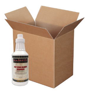 Deep Stone Cleaner/Degreaser (Case/12 Qts.) deep, clean, cleaner, Grout cleaner, degreaser, floor, strip, grease, heavy, duty, cleaning, concentrated, concentrate, alkaline, safe, polished, surfaces, surface, wax, marble, travertine, limestone, granite, travertine, onyx, soil, soiled, acrylic, finish, care, products, case