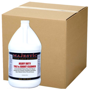 Heavy Duty Tile & Grout Cleaner - Acid Based (Case/4 Gal.) heavy, duty, tile, grout, cleaner, clean, cleaning, porcelain, ceramic, saltillo, man-made, quarry, heavy, duty, concentrated, acidic, acid, care, products, restore, restorer, case