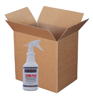 Stone Plus Spray Ready-To-Use Cleaner (Case/12 Qts.) stone, plus, cleaner, clean, counter, natural, stone, countertop, RTU, ready to use, safe, surface, surfaces, streak, free, pH, neutral, countertops, walls, marble, granite, tile, grout, care, products, floors,  acrylic, glass, mirrors, chrome, brass, case
