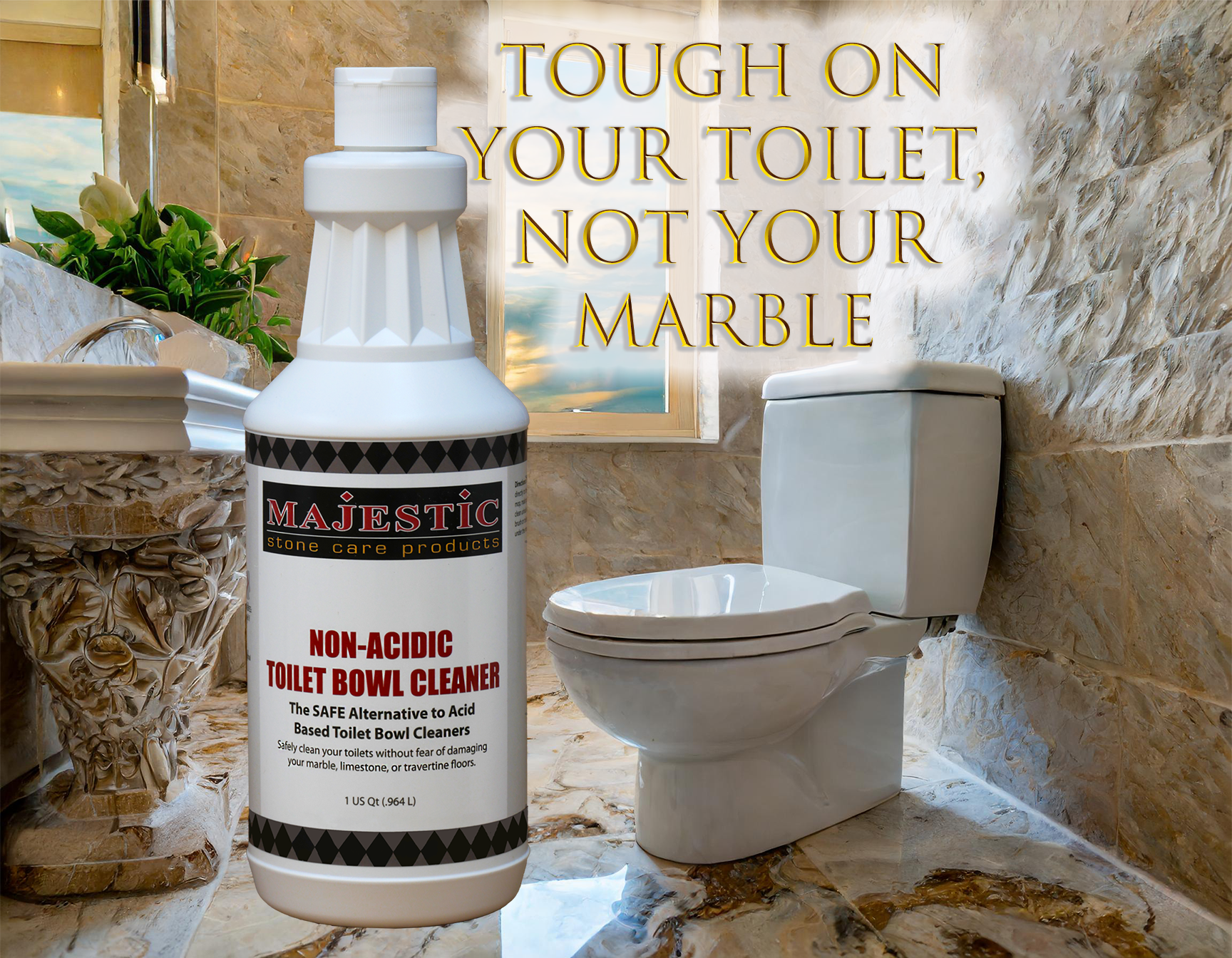 Toilet Bowl Cleaner that is safe for marble and travertine floors