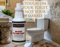 Toilet Bowl Cleaner that is safe for marble and travertine floors